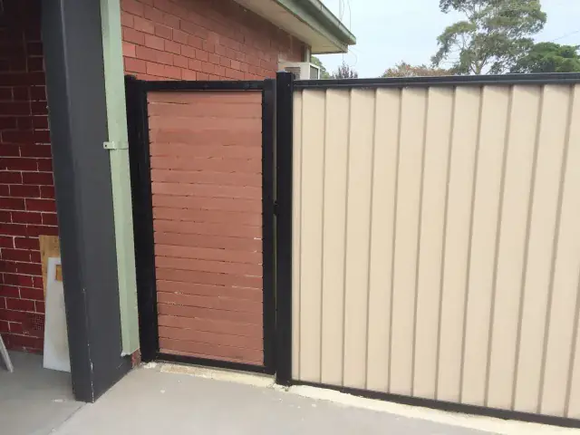 Colorbond fence
